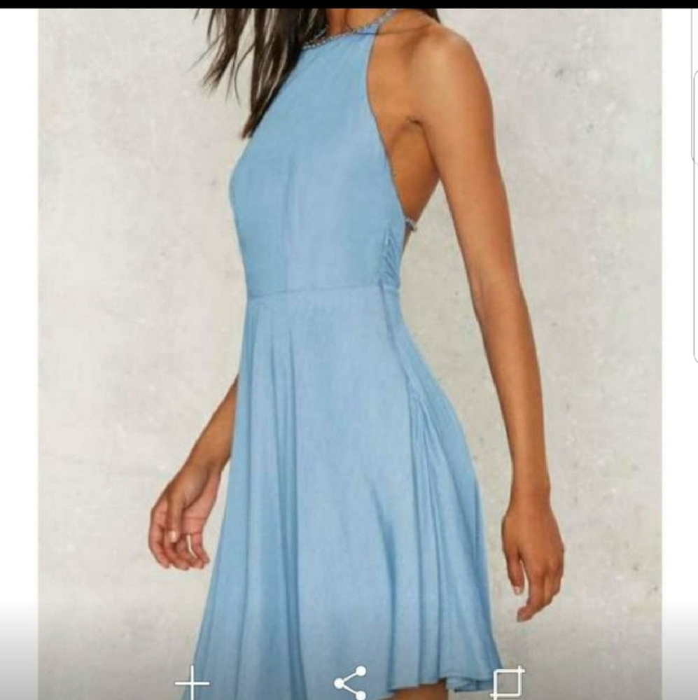 Blue nasty gal dress by lucy paris